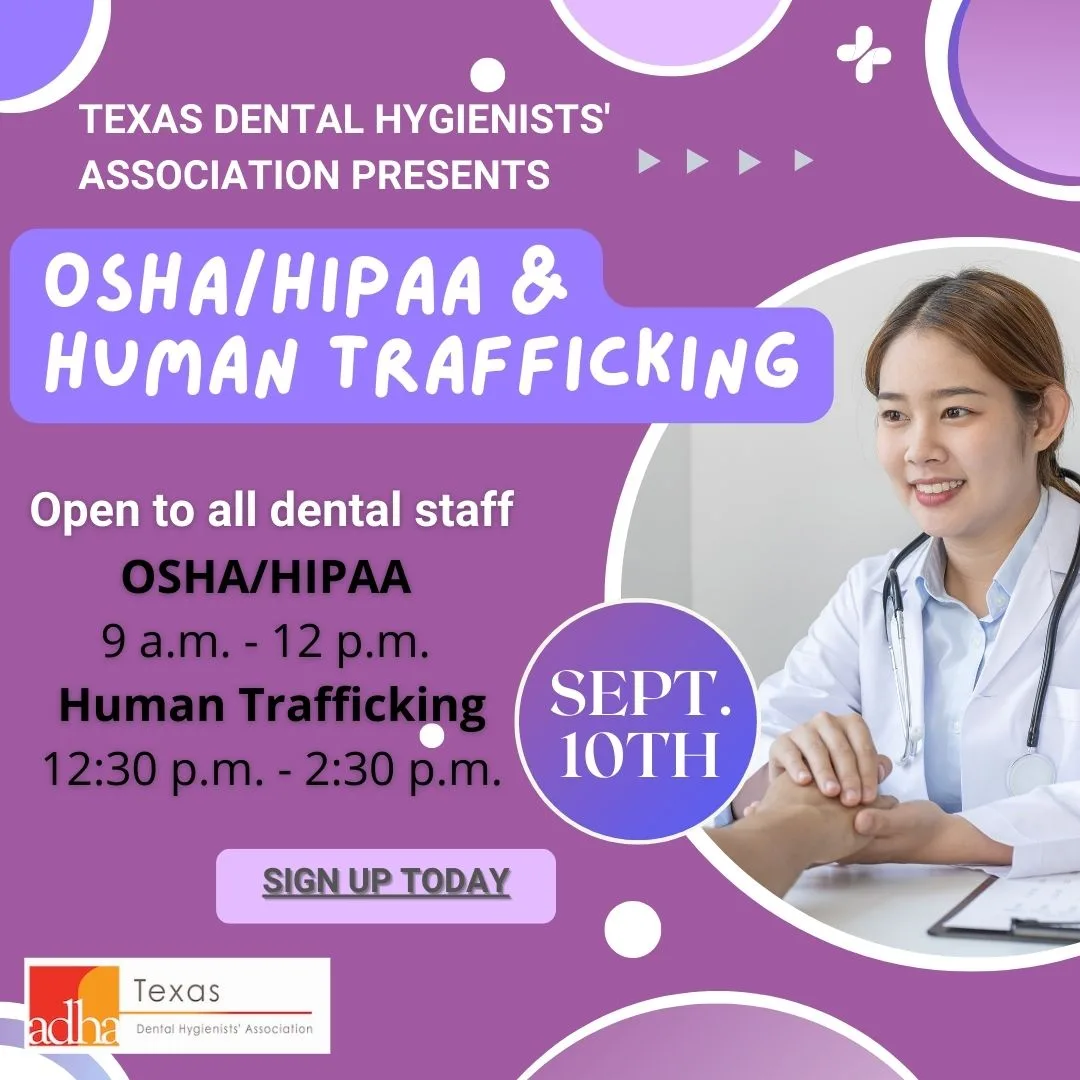 OSHA/HIPPA & HUMAN TRAFFICKING