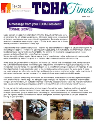 TDHA Spring 2019
