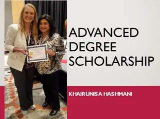 2020 TDHA Advanced Degree Scholarship Recipient
