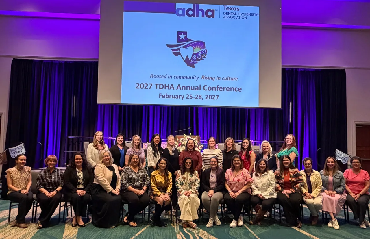 The TDHA board of directors and trustees together at the annual conference